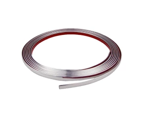 Banda ornament crom adeziva 4Cars - 5m x 12mm - Resigilat