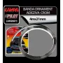 Banda ornament crom adeziva - 4m x 21mm-Resigilat,