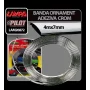 Banda ornament crom adeziva - 4m x 7mm-Resigilat,