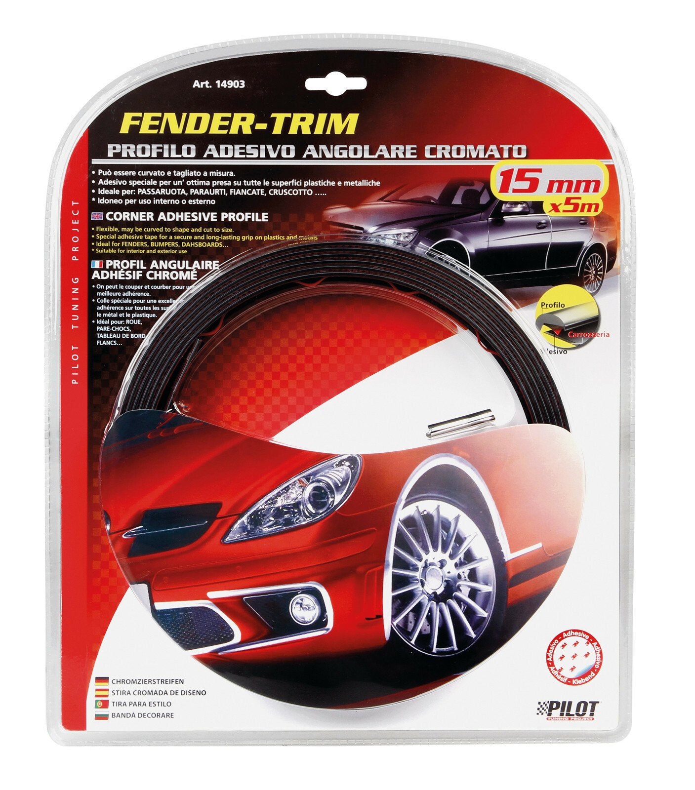 Fender-Trim - 5 m - 15 mm thumb
