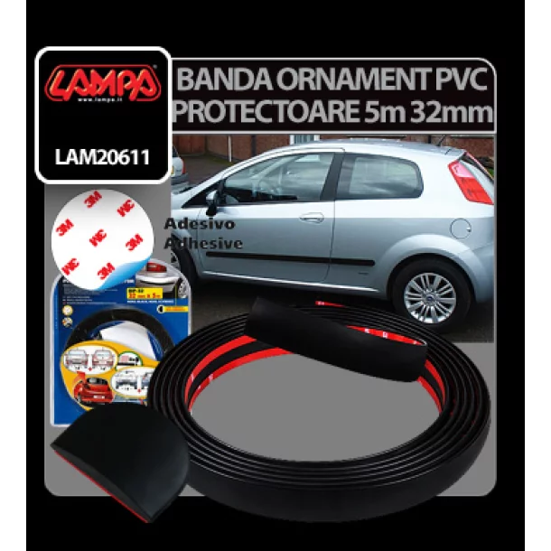 Banda ornament protectoare PVC 5m - 32mm