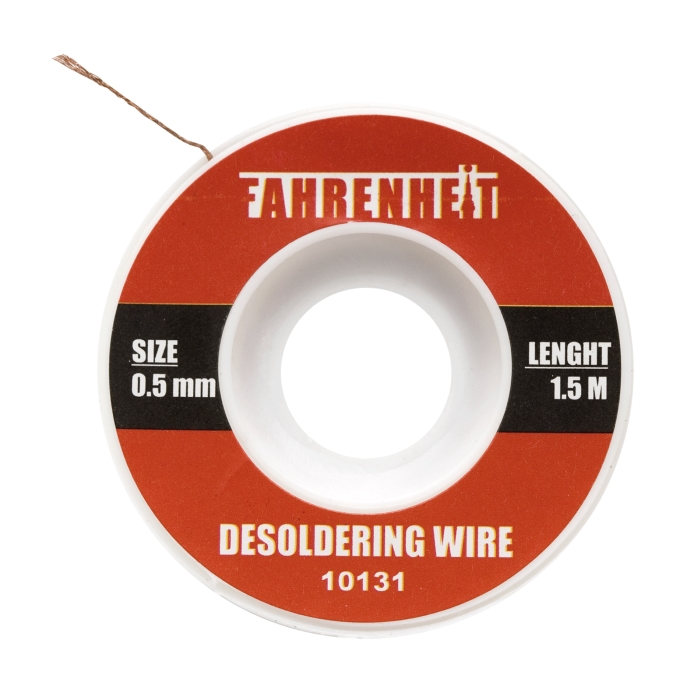 Desoldering wire thumb
