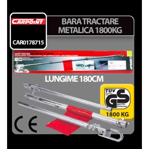 Metal towbar - 1800 kg