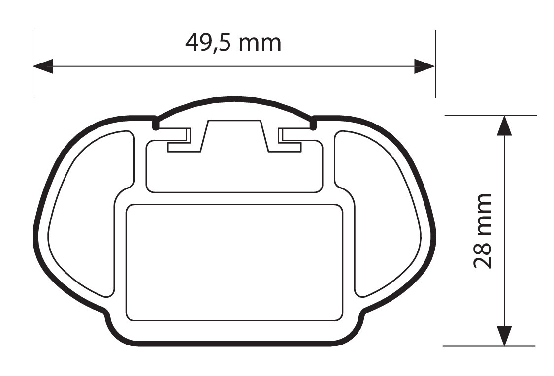 Bare portbagaj aluminiu Alumia, 2buc - XL - 140cm thumb