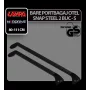 Snap Steel, pereche de bare telescopice portbagaj din otel - S - 80-111 cm