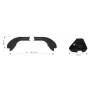 Snap Steel, pereche de bare telescopice portbagaj din otel - S - 80-111 cm