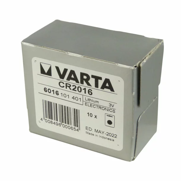 CR2016 lithium battery 3V 90mAh 1pcs Varta