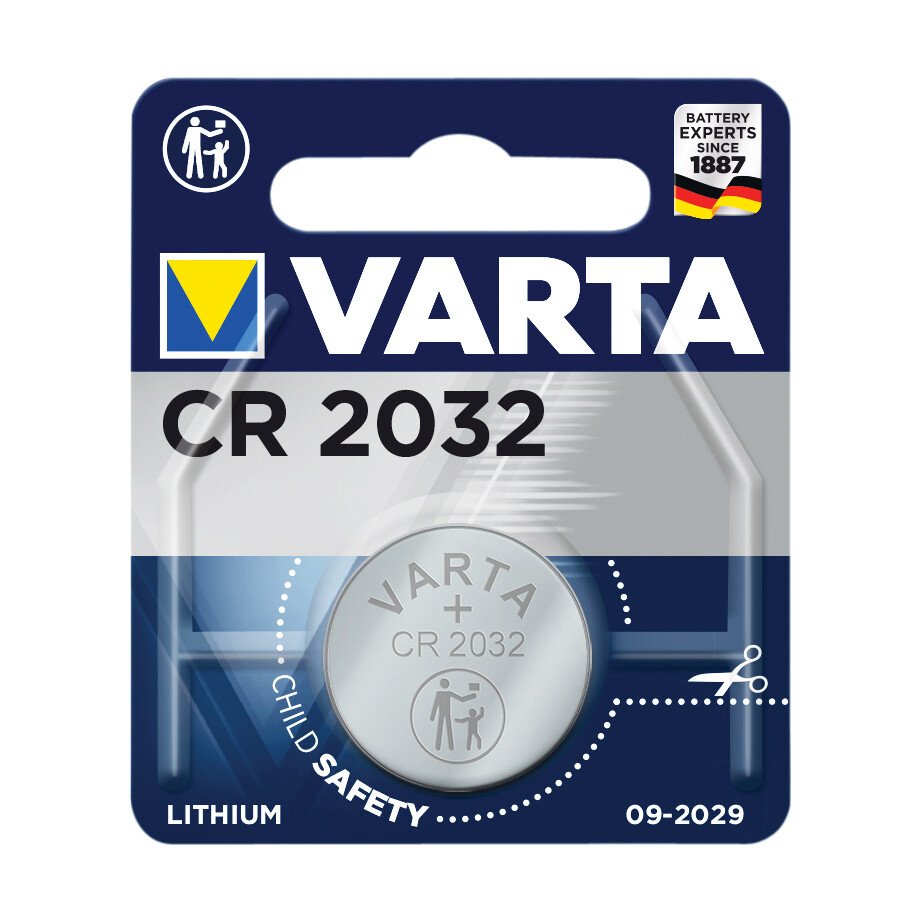 CR2032 lithium battery 3V 230mAh 1pcs Varta thumb