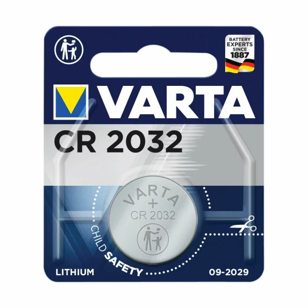 CR2032 lithium battery 3V 230mAh 1pcs Varta