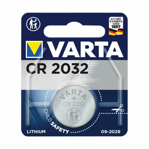 CR2032 lítium elem 3V 230mAh 1db Varta