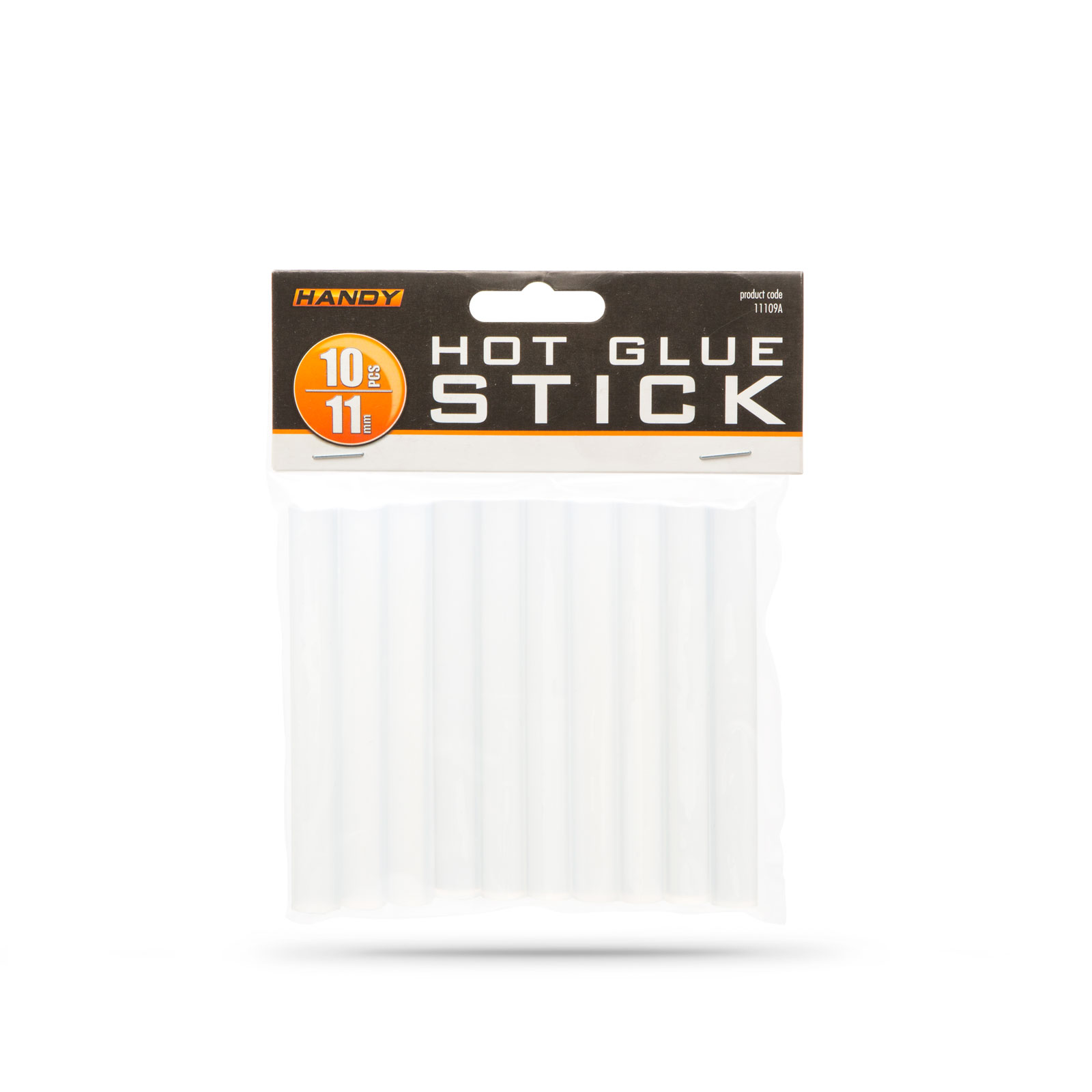 Hot glue stick - 11 mm - transparent thumb
