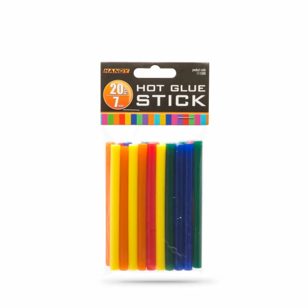 Hot glue stick - 7 mm - colorful