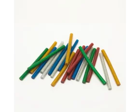 Baton termoadeziv - 7 mm - colorat, glitter