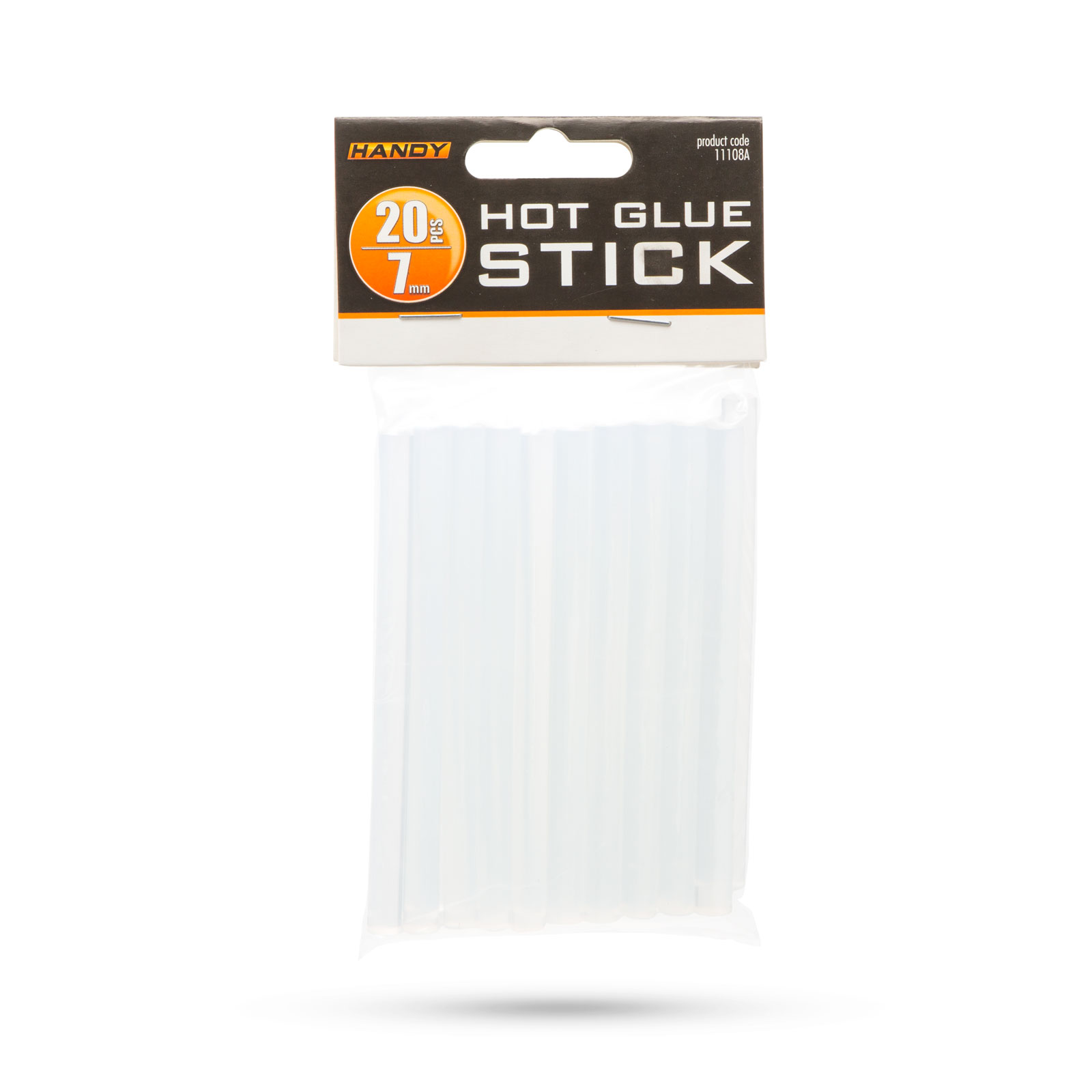 Hot glue stick - 7 mm - transparent thumb