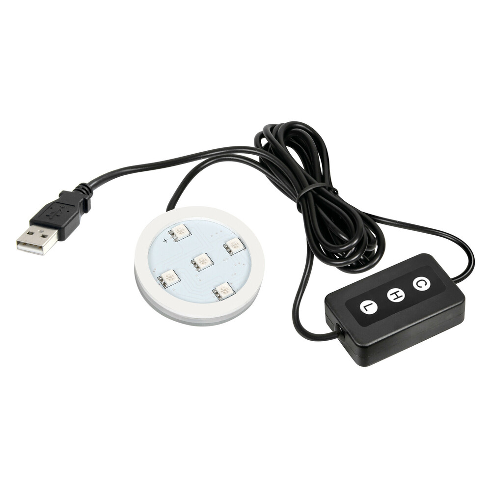 Trucky Led, lighting base, USB - 7 colours with dimmer thumb