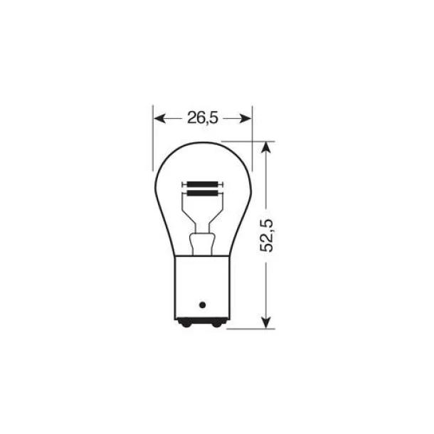 12V - P21/4W - 21/4W Position, brake BAZ15d 1pcs Narva