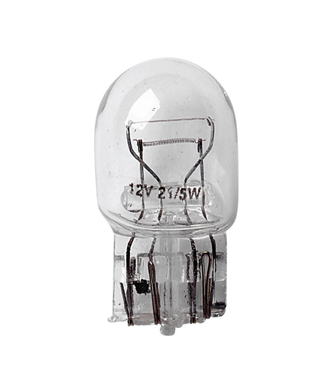 Bec 12V W21/5W - 21/5W pozitie si frana soclu sticla W3x16q 2buc Lampa thumb