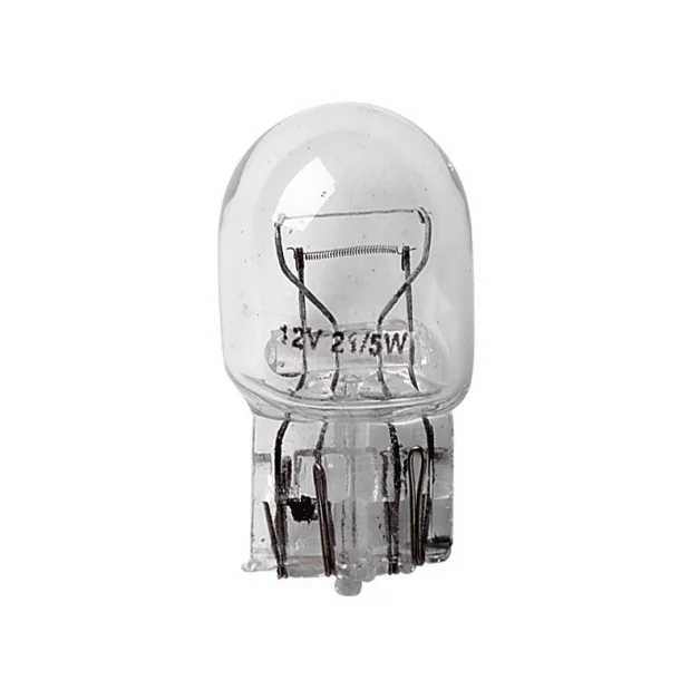 Bec 12V W21/5W - 21/5W pozitie si frana soclu sticla W3x16q 2buc Lampa-Resigilat,