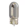 Spare bulb 12V 5W W2,1x9,5d wedge base lamp 2 pcs - Chrome/Amber