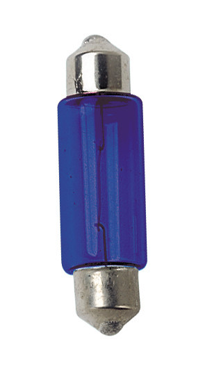 12V Festoon lamp 11x35mm SV8,5-8 2pcs - Blue thumb