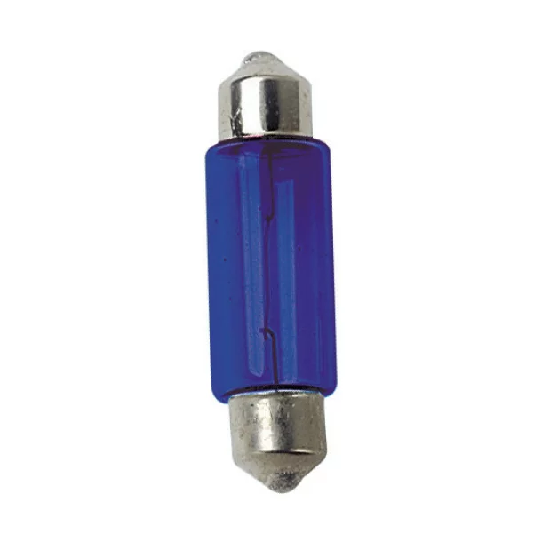 12V Festoon lamp 11x35mm SV8,5-8 2pcs - Blue