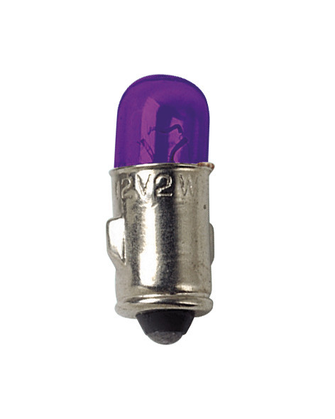 Bec clasic 2W 12V iluminat bord soclu metal BA7s 2buc - Violet thumb