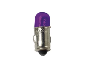 Bec clasic 2W 12V iluminat bord soclu metal BA7s 2buc - Violet