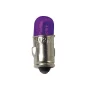 Bec clasic 2W 12V iluminat bord soclu metal BA7s 2buc - Violet