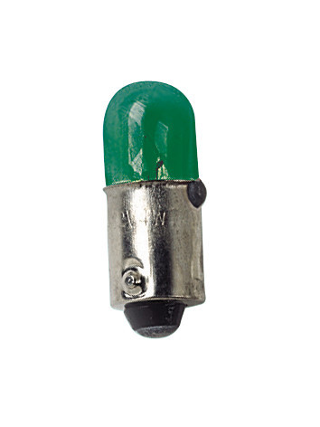 Bec clasic 4W 12V pozitie soclu metal BA9s 2buc - Verde thumb