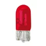 12V Wedge base lamp - (W5W) - 5W - W2,1x9,5d - 2 pcs - D/Blister - Red