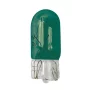 Bec clasic 5W 12V pozitie cap sticla W2,1x9,5d 2buc - Verde