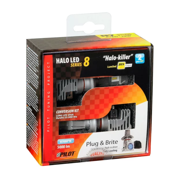 Halo Led izzó Serie 8 Halo Killer H7 25W PX26d 9/32V 2db