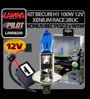 12V - H1 - 100W Xenium Race P14,5s 2pcs + Bonus pack thumb