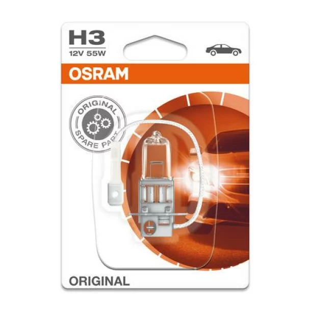 Izzó halogén 12V - H3 - 55W Original Line PK22s 1db Osram