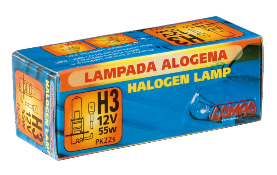 Bec halogen 12V - H3 - 55W - PK22s 1buc Lampa thumb