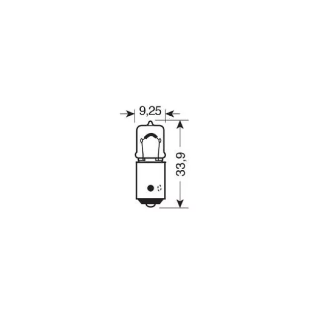 12V -H6W - 6W Halogen micro lamp BAX9s 1pcs Narva