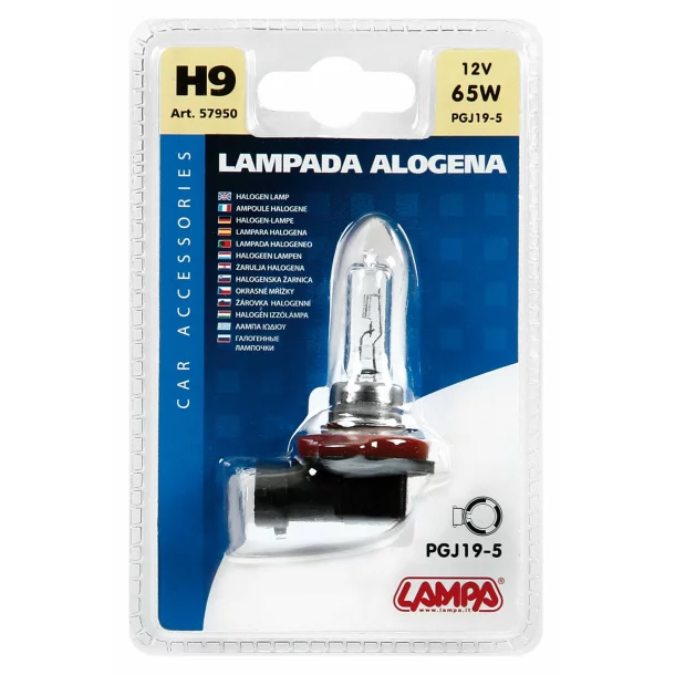 Lampa 12V classic bulb - H9 - 65W - PGJ19-5 - 1pcs