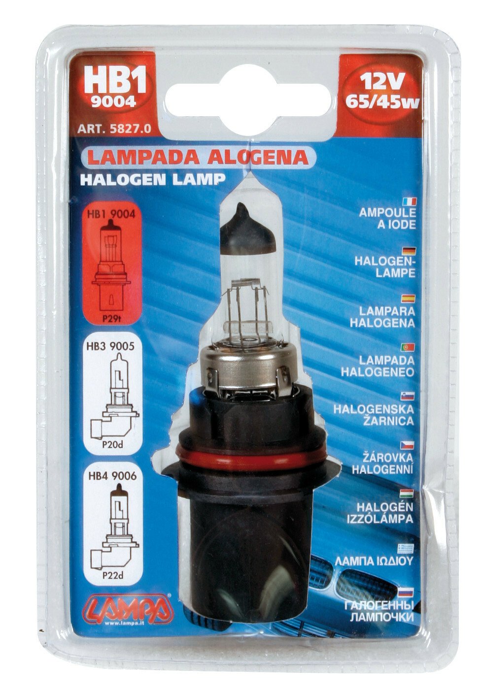 Bec halogen 12V - HB1 9004 - 65/45W - P29t 1buc Lampa thumb