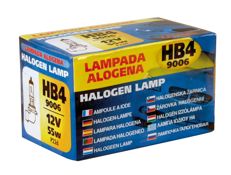 Izzó halogén 12V - HB4 9006 - 51W - P22d 1db Lampa thumb