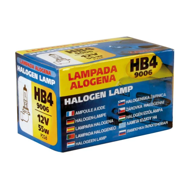 Izzó halogén 12V - HB4 9006 - 51W - P22d 1db Lampa
