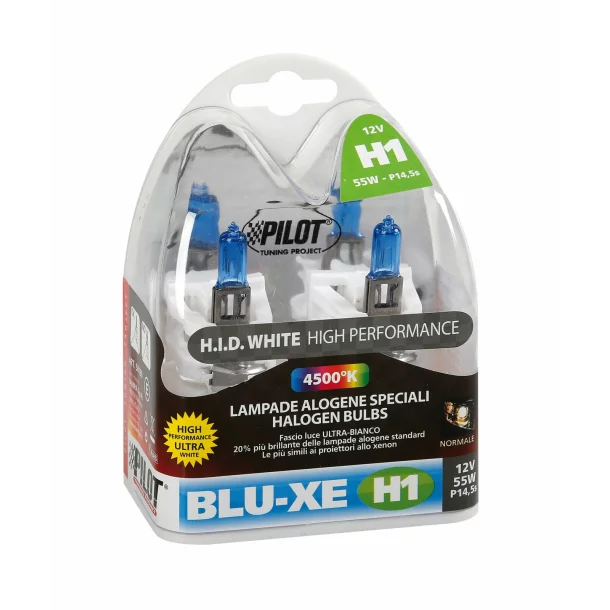 Blu-Xe halogén H1 - es égő P14,5s 12V-os 55w-os - 2 darab