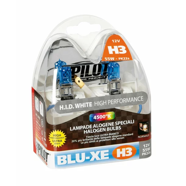 Blu-Xe halogén H3 - es égő PK22s 12V-os 55w-os - 2 darab