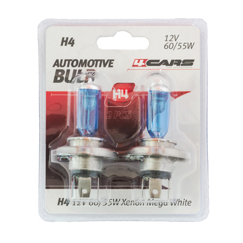 4Cars 12V Blu-Xe halogen lamp H4 60/55W P43t 2pcs thumb