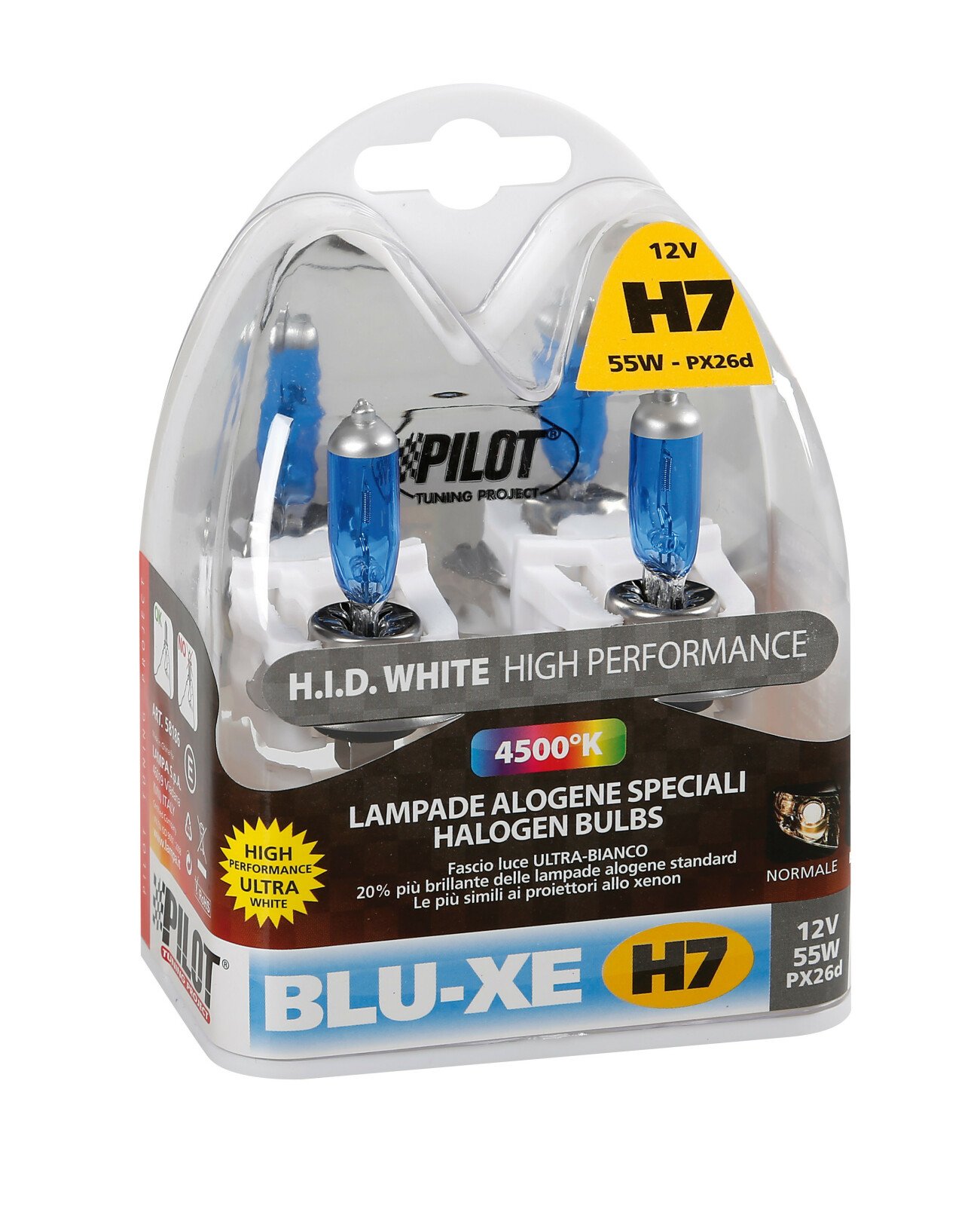 Bec halogen Blu-Xe H7 55W PX26d 12V 2buc thumb