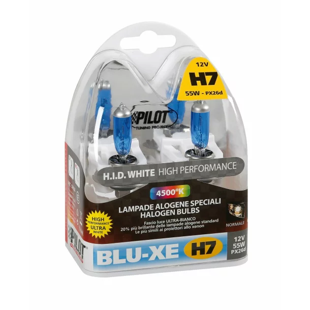 Bec halogen Blu-Xe H7 55W PX26d 12V 2buc