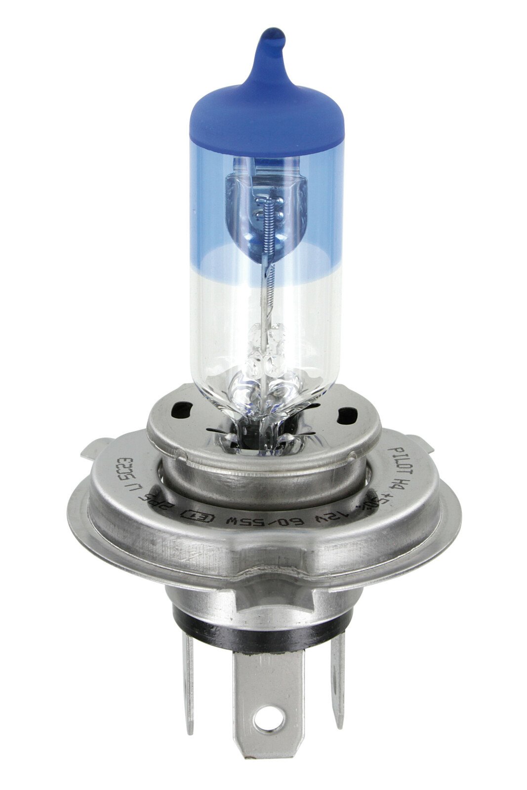 12V Xenon Blue halogen lamp +50% light - H4 - 100/80W - P43t - 2pcs thumb
