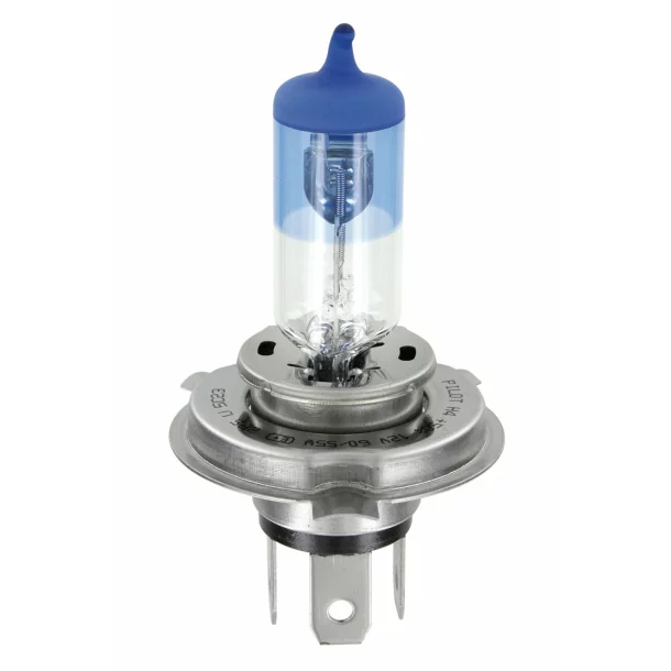 12V Xenon Blue halogen lamp +50% light - H4 - 100/80W - P43t - 2pcs