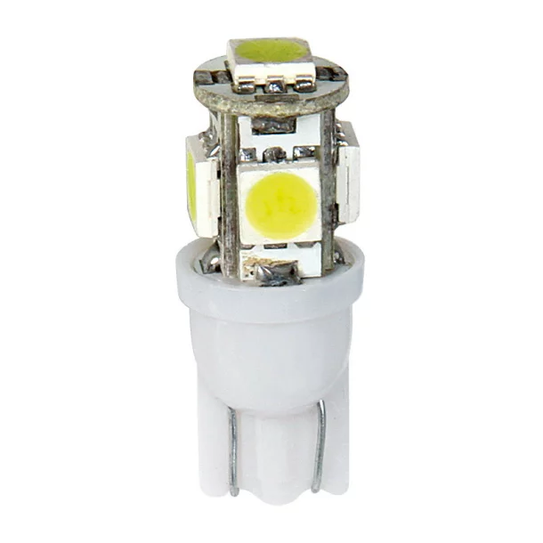 12V Hyper-Led15 - 5SMD - T10 W2,1x9,5d - 2 pcs - White