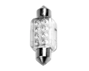 Led izzó 12V - 13x35mm - 8LED Sofitta SV8,5-8 1db - Fehér