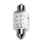 Bec LED 12V - 13x35mm - 8LED Sofit SV8,5-8 1buc - Alb